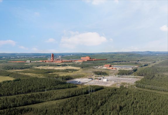 H2 Green Steel plant in Sweden