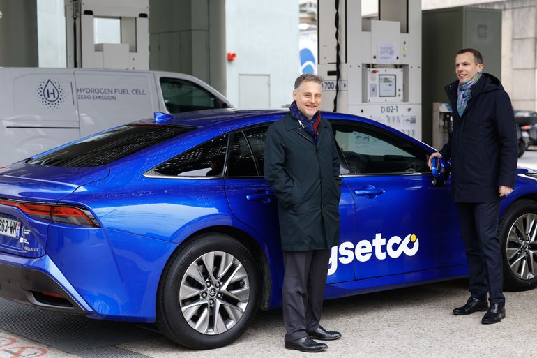 HysetCo St Cloud hydrogen station in Paris